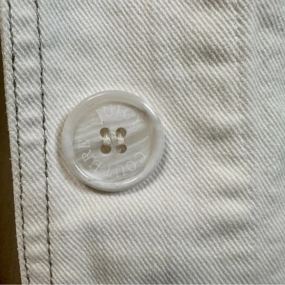 Juicy Couture White Jean Jacket - Picture 3 of 9